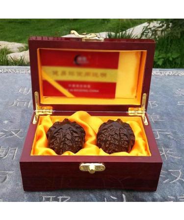 Unbit Magnetic Baoding Balls - 2 Piece Chinese Hand Massage Balls for Healthy Exercise & Stress Relief - Includes Support Box (Color A) - Buy Online on GoSupps.com