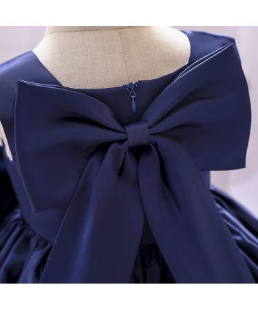 Princess Sleeveless Toddler Bridesmaid Flower Girl Dress | 12-18 Months | Blue - Buy Online on GoSupps.com