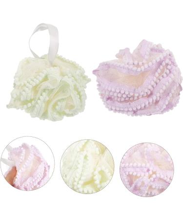 2pcs Cartoon Bath Ball & Loofah - Body Exfoliating Scrubber Towel for Smooth Skin | Convenient Shower Tool - Buy Online on GoSupps.com