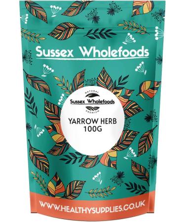 Sussex Wholefoods Yarrow Herb 125g - Buy Online on GoSupps.com