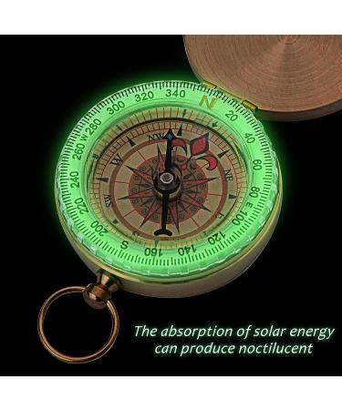 Bahfir Camping Survival Compass for Hiking  Pocket Compass for Kids  Glow in The Dark Compass for Camping Hunting  Outdoor Military Navigation Tool 1 Pack - Buy Online on GoSupps.com
