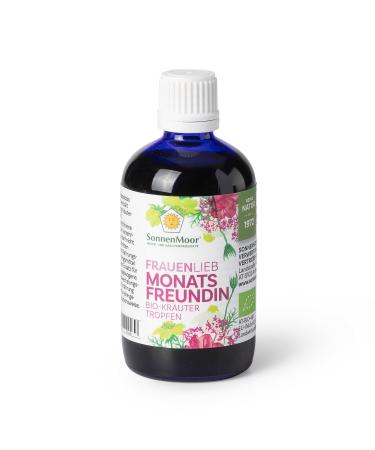 SonnenMoor Frauenlieb monthly girlfriend 100 ml organic herbal drops provide natural support on cramping regular days