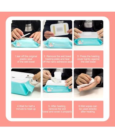 USB Baby Wipe Warmer Travels Size Portable Wipe Warmer Lightweight Travel Diaper Wipe Warmer Even Fast Heating Heated Baby Wipes Warmer Temperature Keep at 40-55 for Home Car Travel 5.9 3.9 0.39in white - Buy Online on GoSupps.com