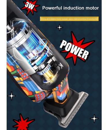 Buy Multifunctional Electric Hair Clippers - USB Rechargeable Barber Trimmer for Home Use | Graffiti Design Hair Trimmer - Buy Online on GoSupps.com