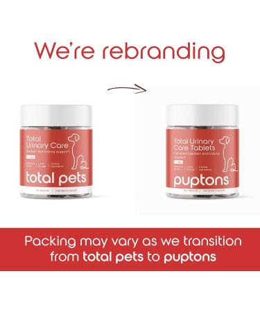 Total Urinary Care Tablets for Dogs | Natural UTI & Cystitis Relief | Advanced Bladder & Kidney Support (30 Tablets) | Puptons - Buy Online on GoSupps.com