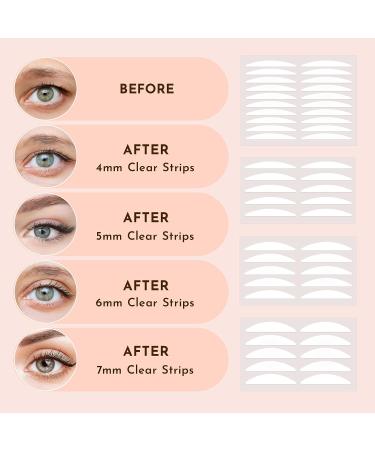 Invisible Eyelid Lifter Strips 400Pcs - Premium Self-Adhesive Eye Lid Tape for Hooded Eyes - Includes Fork Rods and Tweezers - Buy Online on GoSupps.com