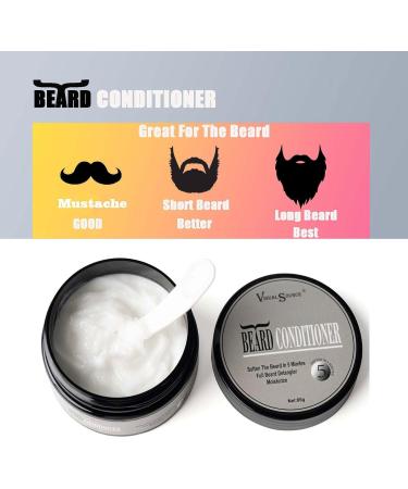 Huaxingda Beard Care - 80g Moisturizing Cream for Men | Smooth & Shiny Beard Detangler & Restorative Care - Buy Online on GoSupps.com