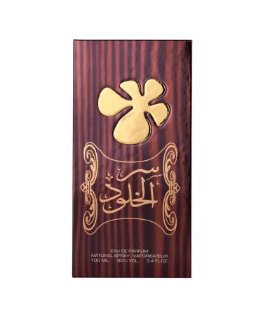 Lattafa Ser Al Khulood Gold Eau de Parfum Spray for Unisex 3.4 Ounce / 100 Ml 3.4 Fl Oz (Pack of 1) Musk Fruity Vanilla Floral - Buy Online on GoSupps.com