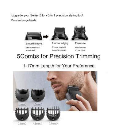 High Precision Shaver Trimmer Head Guide Comb for Braun Series 3 - International Shipping Available - Buy Online on GoSupps.com