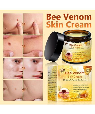 Bee Venom Comprehensive Cream - 2025 Professional Bee Venom Skin Treatmant Cream for Face and Body Hydrating Natural Skin Restoration Moisturizer for Women Men (2 Bottle) yellow - Buy Online on GoSupps.com