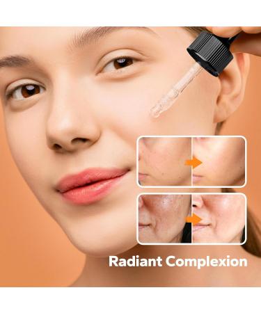 Vitamin C Facial Essence - Anti-Aging Serum & Eye Serum with Hyaluronic Acid & Vitamin E | Boost Radiance & Collagen | 1 Fl Oz - Buy Online on GoSupps.com