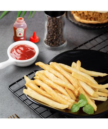 ACONDE 25 ml Mini Ketchup Bottle 8 Pieces Refillable Mini Sauce Bottle Portable Sauce Bottle with Caps for BBQ Dressing 8PACK - Buy Online on GoSupps.com