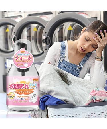 Dry Foam Cleaner for Clothes - Multipurpose Clothing Stain Remover Mild Carpet Spray Effective Clothing Spray for Clothes Cleaning Stubborn Stains Oil Stain Kshsaa - Buy Online on GoSupps.com