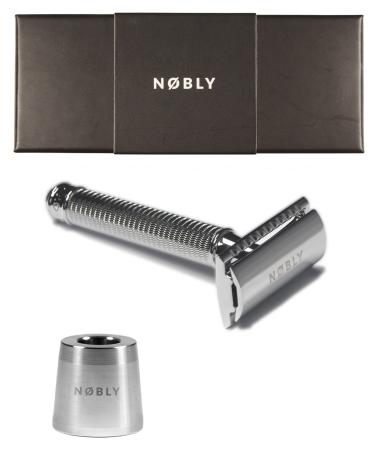 N bly safety razor set for men and women with razor blades and stand