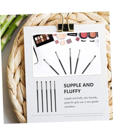IWOWHERO 5pcs Eye Shadow Brush Makeup Brush Practical Eyeshadow Brush Makeup Eyeshadow Brush Wooden Handle - Buy Online on GoSupps.com