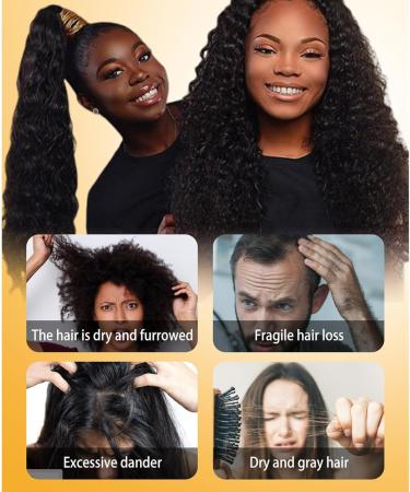 Batana Hair Mask - Batana Oil Hair Mask - 100% Natural - Repair Damaged Hair Nourishes Thin Hair Scalp Skin and Loss Hair Growth Fir for All Hair Types - 50ml - Buy Online on GoSupps.com