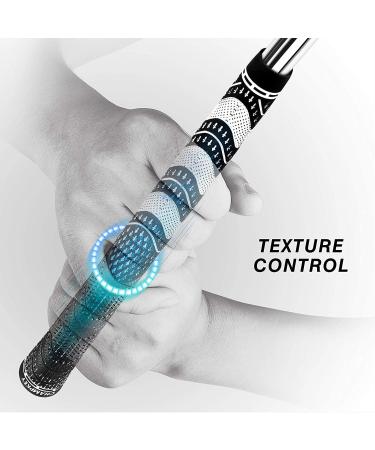 CHAMPKEY Premium Hybrid Golf Grips 13 Pack | All Weather Performance | Midsize Black - Buy Online on GoSupps.com