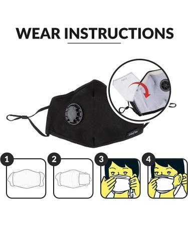 DEBRIEF ME PM 2.5 Mask Filters - USA Certified 6-Pack for Face Masks - Buy Online on GoSupps.com
