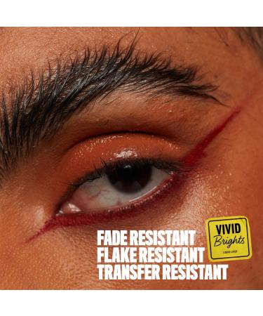 NYX Vivid Brights Liquid Liner - Smear-Resistant Eyeliner in On Red 04 - Buy Online on GoSupps.com
