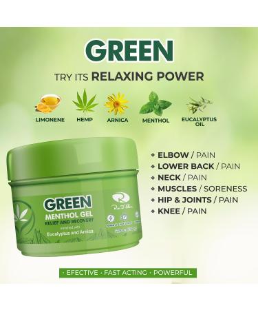 Ross D Elen Green Menthol Relief Gel - Small | Pain Relief & Recovery - Worldwide Shipping - Buy Online on GoSupps.com