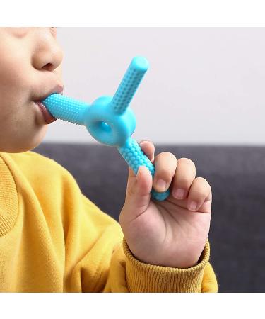 FLUXY Blue Oral Motor Tool Therapy - 3 Textures Sensory Aid - Buy Online on GoSupps.com