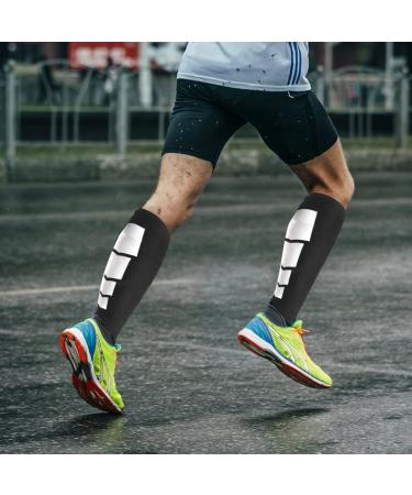 Gemx Calf Compression Sleeve - 1 Pair, Footless Shin Splint Support for Running, Cycling & Hiking - XL (Calf Power) White - Buy Online on GoSupps.com