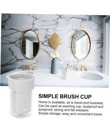 Zerodeko Unbreakable Travel Toothbrush Mug Grey Toothbrush Cup & Organizer for Travel - 1 Count - Buy Online on GoSupps.com