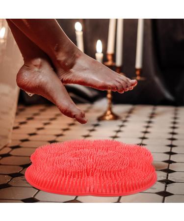 KOMBIUDA Lazy Back Rub Pad Foot Massager Bathroom Non-skid Foot Scrubber Care Cleaning Pad - Buy Online on GoSupps.com