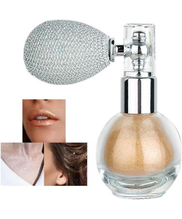 Highlighter Powder Spray Highlighting Nourishing Spray with Glitter - Women Longwearing Makeup Highlighter for Home Dating Traveling Working Gathering Shopping Littryee 2# - Buy Online on GoSupps.com