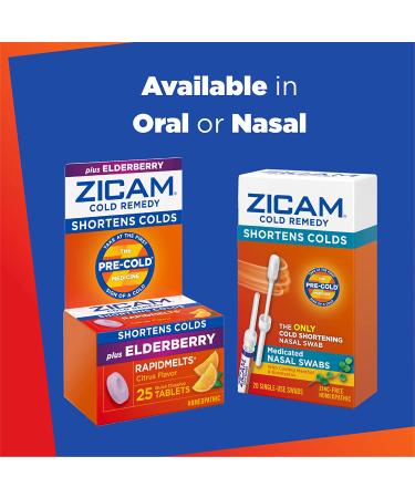 Zicam Ultra Cold Remedy RapidMelts - 18 Quick Dissolve Orange Cream Tablets - Buy Online on GoSupps.com