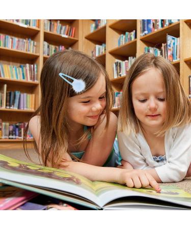 Beaupretty 10-Piece Plush Ball Hair Clip Set for Girls - Pom Pom Hair Barrettes - Buy Online on GoSupps.com