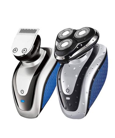 GeRRiT Head Shavers for Bald Men Electric Rotary Shaver with Multi-Function 3D Floating Waterproof Mens Shaving Razors 5 in 1 Wet & Dry Grooming Kit Cordless USB Rechargeable Beard Trimmer