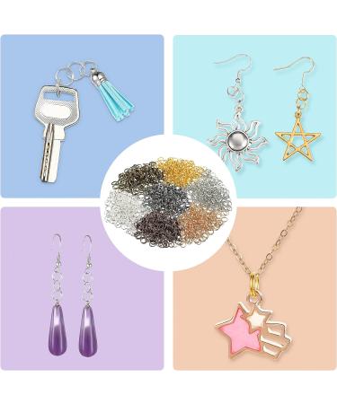 Hotop 1402 Pieces Split Jump Rings Set - MultiColor Jewelry Split Rings with Opener and Plier for DIY Craft Making - Buy Online on GoSupps.com