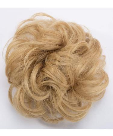 Scrunchy Messy Hair Bun Updo Extension in Dark Blonde & Ash Blonde - Buy Online on GoSupps.com