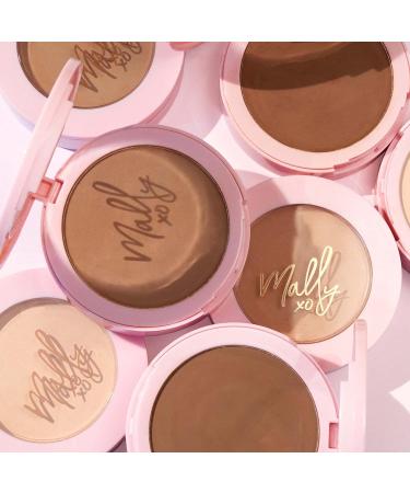 Mally Beauty Soft as Silk Powder Foundation & The Plush Pen Concealer - Fair - Hydrating Turmeric & Vitamin E Formula - Medium Coverage - Buy Online on GoSupps.com
