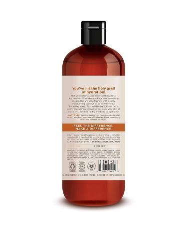 Soapbox Coconut Milk & Sandalwood Body Wash - 16 oz | Luxurious Hydration - Buy Online on GoSupps.com