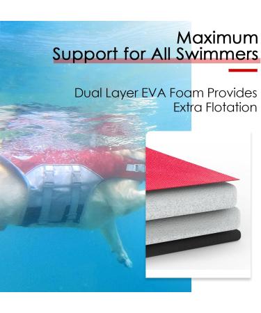 ThinkPet Adjustable Dog Life Jacket - Reflective Lifesaver with Buoyancy | Red L - International Shipping Available - Buy Online on GoSupps.com