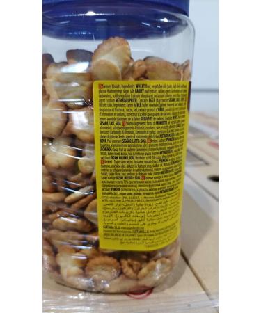Cu tara - Pub Mix savory cookies - 350g jar size - Assortment - Heart tile clover and spades - With wheat flour and barley - Salted snack ideal for appetizers - Buy Online on GoSupps.com