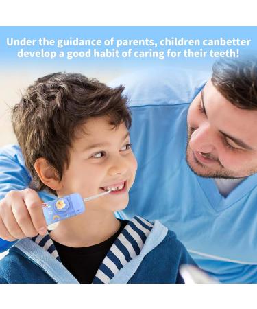 Buy Kids Water Flosser - Portable Cordless Teeth Cleaner IPX7 Waterproof 2 Modes 4 Nozzles - Perfect for Healthy Smiles - Buy Online on GoSupps.com