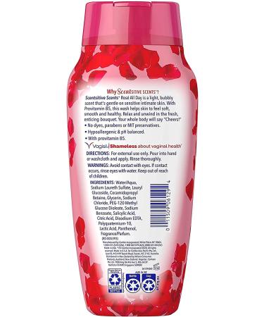 Vagisil Scentsitive Scents Daily Intimate Feminine Wash - Rose All Day, 12 Fl Oz - Buy Online on GoSupps.com