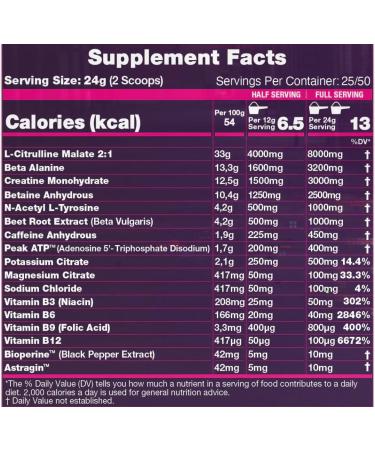 10X Athletic Stim Pre Workout Beta Alanine High Caffeine Creatine Sugar Free Vegan Low Calorie Various Flavours 600g 25/50 Servings (Apple Attack) - Buy Online on GoSupps.com