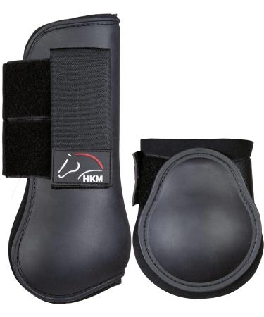 HKM gaiters and fetlock boots -Classic- set of 4 (pony black) B9100 Black Pony