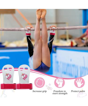 Gymnastics Hand Grips Athletic Gymnastics Bar Grips Gymnastics Gloves for Girls Kids Youth Bars Lifting Yoga Gym Home  Pink Style Small - Buy Online on GoSupps.com
