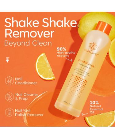 Modelones Nail Polish Remover Ultra-Powerful Acetone Gel Nail Polish Remover Enriched with Jojoba Oil Removes for All Types of Nail Polish Gel Polish Nail Glue Acrylic Gels Nail Tip & Glue(240ml) 3-in-1 Gel Nail Polish Remover Plus - Buy Online on GoSupps.com