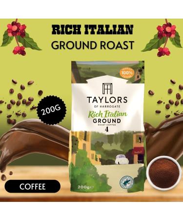 Taylors Coffee Pick N Mix - Create Custom Combo with 6+ Flavours |Brasilia Hot Lava Java Rich Italian Beans | Gift Set for Coffee Lovers Pack 2 x 200g 200 g (Pack of 2) - Buy Online on GoSupps.com