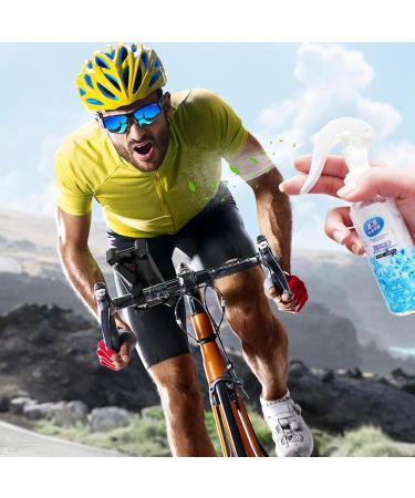 Janurium Cooling Mist Spray - Refreshing Mist Fabric Cooling Spray | Refreshing Facial Mist with Non Sticky Effect Summer Cooling Spray Bottle for Indoor Outdoor Traveling 4.13x8.27x1.97 Inches - Buy Online on GoSupps.com