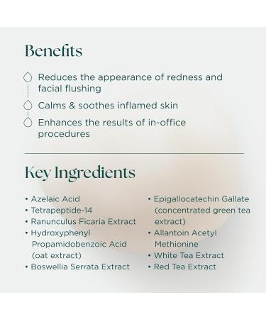 Marini SkinSolutions RosaLieve - Redness Reducing Face Lotion with Azelaic Acid & Tetrapeptide-14 - Cruelty Free - Made in the USA - 1 fl oz - Buy Online on GoSupps.com