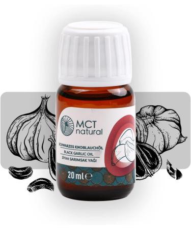 Buy MCT Natural Black Garlic Oil 20ml - 100% Pure Hair Oil for Natural Cosmetics & Hair Loss Solutions - International Shipping Available - Buy Online on GoSupps.com