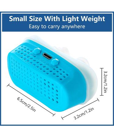 Adjustable Electronic Anti Snoring Device - Effective Snore Stopper for Men and Women - Blue - Buy Online on GoSupps.com
