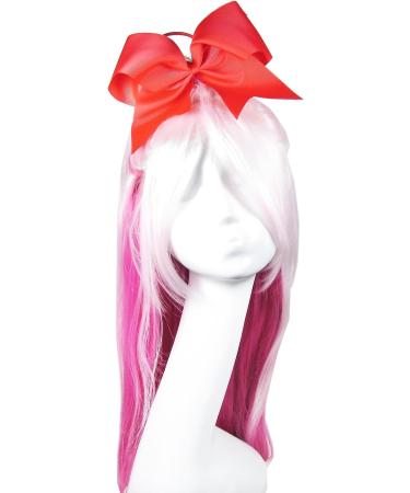 Cheerleader Gifts Softball Cheer Bows - Breast Cancer Awareness Hair Ties - 6 Hair Bows for Girls & Women - Elastic Ponytail Holders - 2pc Set in Black - Buy Online on GoSupps.com